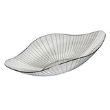 Transparent Grey Fruit Plate Large Plastic Serving Bowl Hand Made Candy Snack Bowl for Living Room Restaurant Party