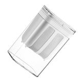Yogurt Strainer 1100ml Stainless Steel 80 Mesh Fine Hole See Through Easy Operation Whey Separator for Home Kitchen