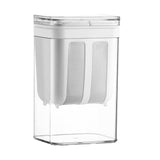 Yogurt Strainer 1100ml Stainless Steel 80 Mesh Fine Hole See Through Easy Operation Whey Separator for Home Kitchen - Side View