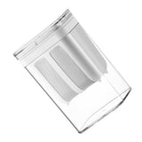 Yogurt Strainer 1100ml Stainless Steel 80 Mesh Fine Hole See Through Easy Operation Whey Separator for Home Kitchen - Top-Down View