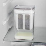 Yogurt Strainer 1100ml Stainless Steel 80 Mesh Fine Hole See Through Easy Operation Whey Separator for Home Kitchen - Extra Image