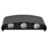 LED Wall Light Waterproof Decorative Background Wall Light Indoor and Outdoor 6W Warm White Light Wall Light 85‑265V