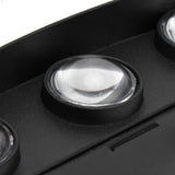 LED Wall Light Waterproof Decorative Background Wall Light Indoor and Outdoor 6W Warm White Light Wall Light 85‑265V