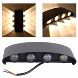 LED Wall Light 8W Waterproof Decorating Lighting Lamps for Living Room Bedroom 85‑265V