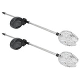 2PCS Solar Garden Light Waterproof Solar Powered Stake Lawn Lamp for Outdoor Courtyard Decor Warm Light - Extra Image