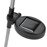 2PCS Solar Garden Light Waterproof Solar Powered Stake Lawn Lamp for Outdoor Courtyard Decor Warm Light