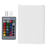 Wall Lamp RGBW Remote Control 5W Aluminum LED Wall Light for Bedroom Hallway StairsWhite Shell