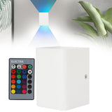 Wall Lamp RGBW Remote Control 5W Aluminum LED Wall Light for Bedroom Hallway StairsWhite Shell - Extra Image