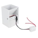 Wall Lamp RGBW Remote Control 5W Aluminum LED Wall Light for Bedroom Hallway StairsWhite Shell - Extra Image