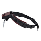 LED Head-mounted Jewelry Magnifying Glass Four Groups of Lenses Head-mounted Magnifier for Reading Painting Repairing Appreciating Jewelry - Rear View