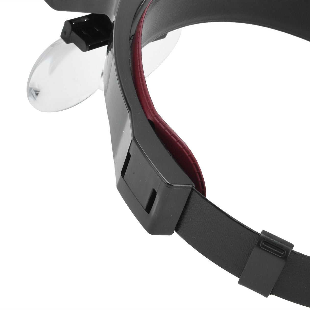 LED Head-mounted Jewelry Magnifying Glass Four Groups of Lenses Head-mounted Magnifier for Reading Painting Repairing Appreciating Jewelry