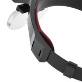 LED Head-mounted Jewelry Magnifying Glass Four Groups of Lenses Head-mounted Magnifier for Reading Painting Repairing Appreciating Jewelry - Extra Image