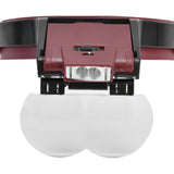 LED Head-mounted Jewelry Magnifying Glass Four Groups of Lenses Head-mounted Magnifier for Reading Painting Repairing Appreciating Jewelry