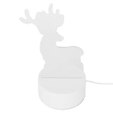 Night Lamp Three Dimensional Deer Table LED USB Night Light Bedroom Bedside Lamp for Halloween Christmas Children's Gifts - Low Angle