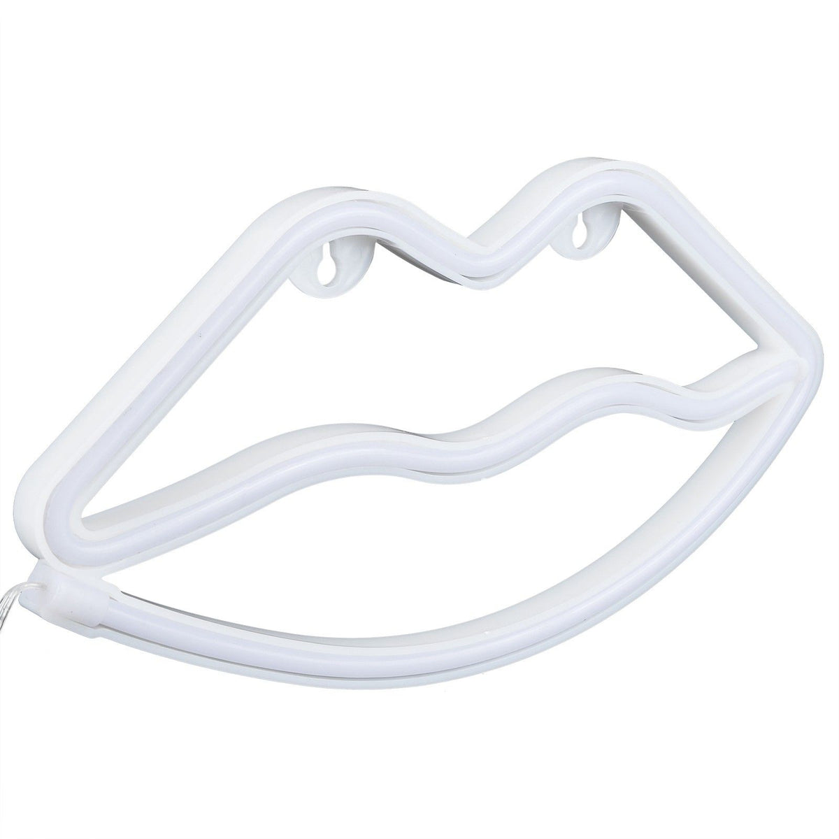 LED Neon Light Lip Shape USB Or Battery Powered Decoration Night Light for Bedroom Bar Festival