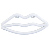 LED Neon Light Lip Shape USB Or Battery Powered Decoration Night Light for Bedroom Bar Festival
