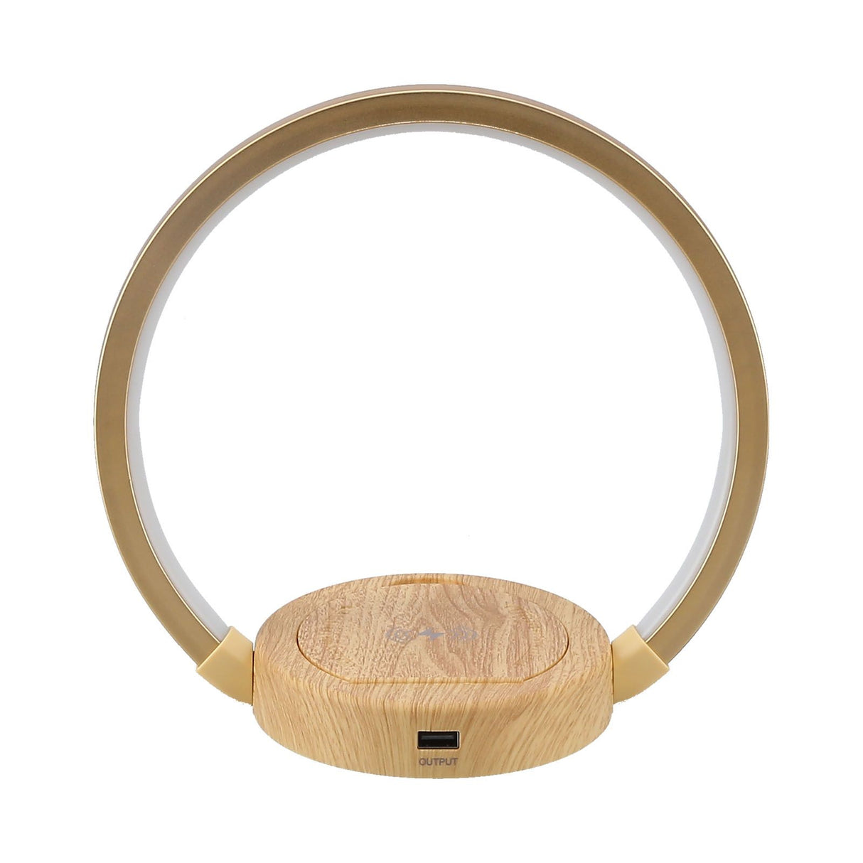 LED Wireless Charger Lamp with 3 Lighting Mode Eye‑Caring Reading Light for Bedroom HomeOval Style