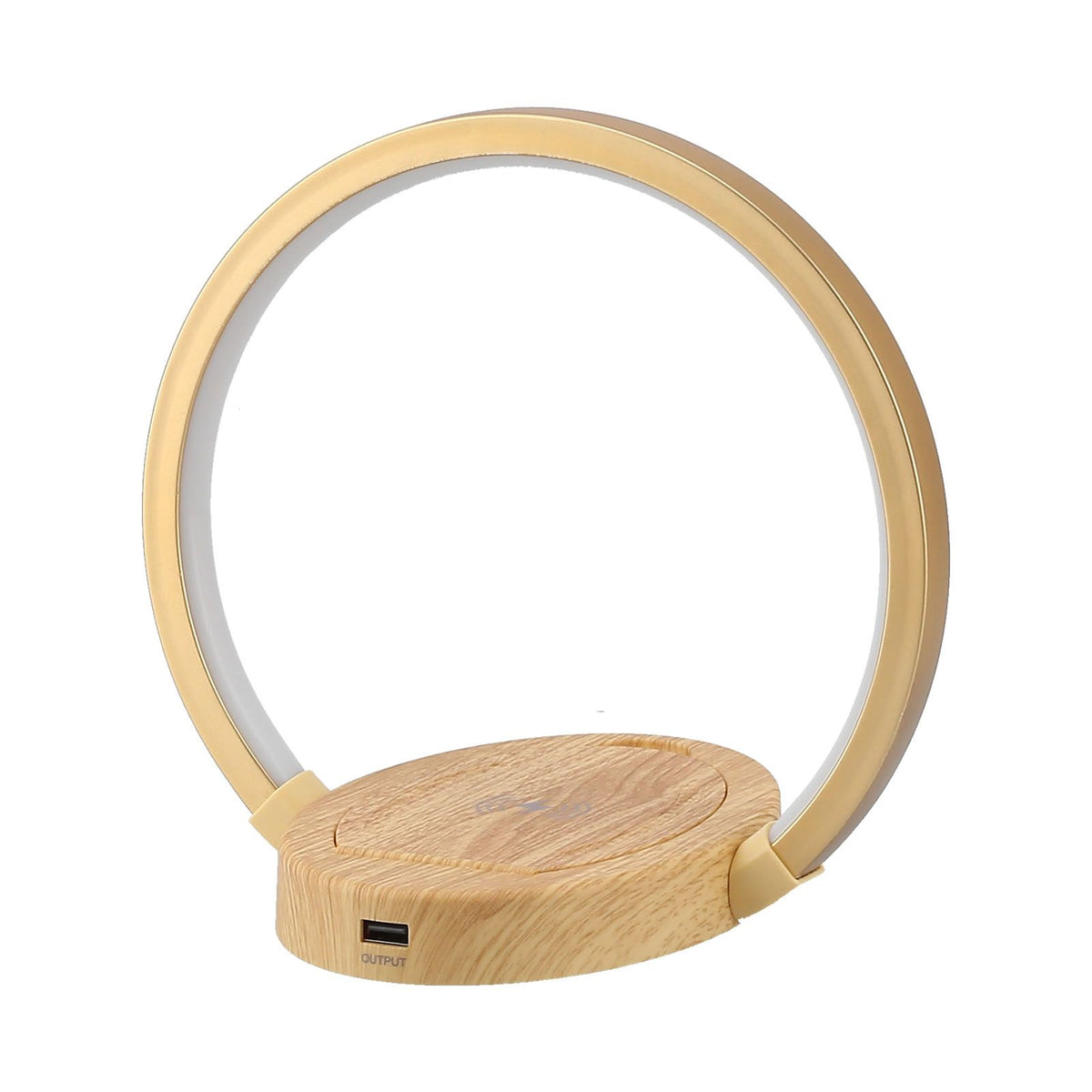 LED Wireless Charger Lamp with 3 Lighting Mode Eye‑Caring Reading Light for Bedroom HomeOval Style