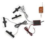LED Red Blue Emergency Strobe Light 4x4LED Sync Flash Warning Lights 12V with Remote Control - Extra Image