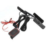Car 4x6LED Sync Red Blue Strobe Flash Light LED Emergency Warning Lamp 12V with Remote Control - Top-Down View