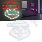 LED Neon Light Santa Claus Sign Lamp Art Wall Decoration Light for Bedroom Party Birthday Bar Club - Extra Image