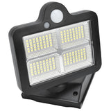 Solar Body Induction Wall Light IP65 Waterproof 160LED Remote Control Street Light for Outdoor
