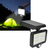 Solar Body Induction Wall Light IP65 Waterproof 160LED Remote Control Street Light for Outdoor