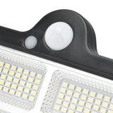 Solar Body Induction Wall Light IP65 Waterproof 160LED Remote Control Street Light for Outdoor