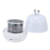 LED Light Projector Gift 3‑Color 360° Rotatable Star Light with Film for Children for Home Party
