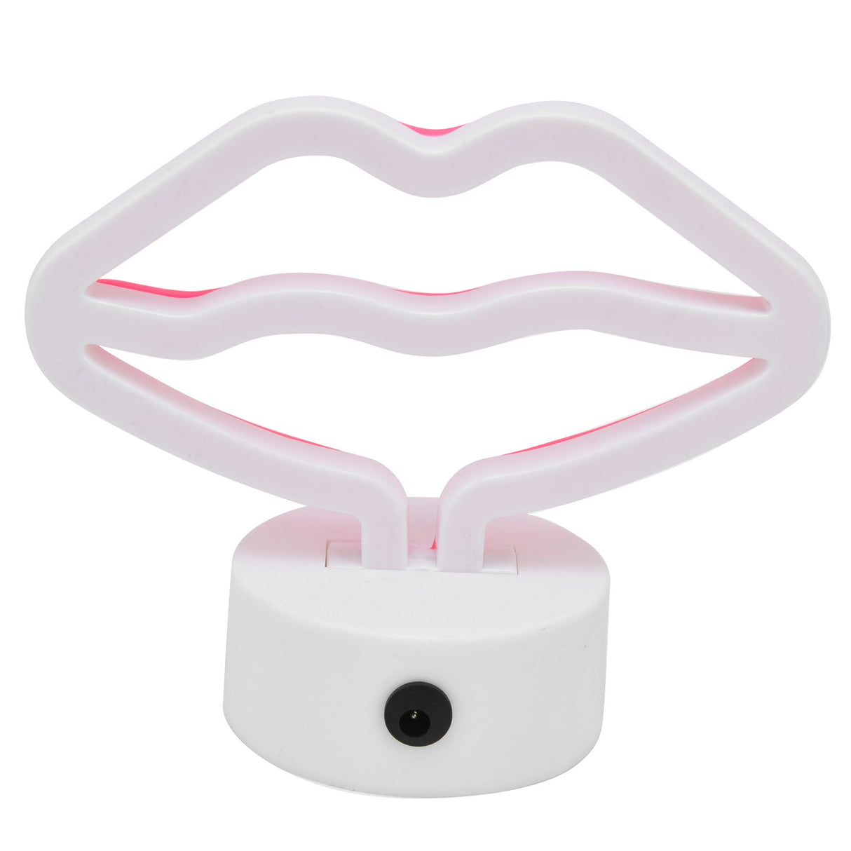 Lip Shaped LED Neon Signs with Stand USB Powered Neon Light Lamp for Baby Room Party