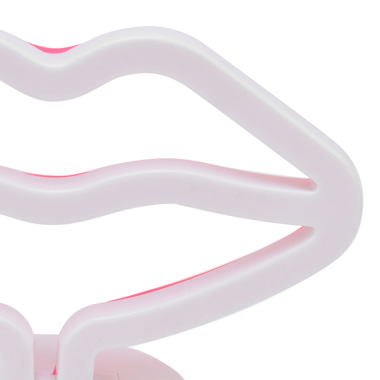 Lip Shaped LED Neon Signs with Stand USB Powered Neon Light Lamp for Baby Room Party