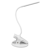 Intelligent Eye Caring Desk Lamp Folding Night Reading Lamp USB Powered Clip Desk Lamp Dorm Light - Front View