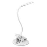 Intelligent Eye Caring Desk Lamp Folding Night Reading Lamp USB Powered Clip Desk Lamp Dorm Light - Rear View