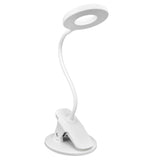 Intelligent Table Lamp Folding Reading Lamp USB Charging Book Light Clip Desk Lamp - Top-Down View