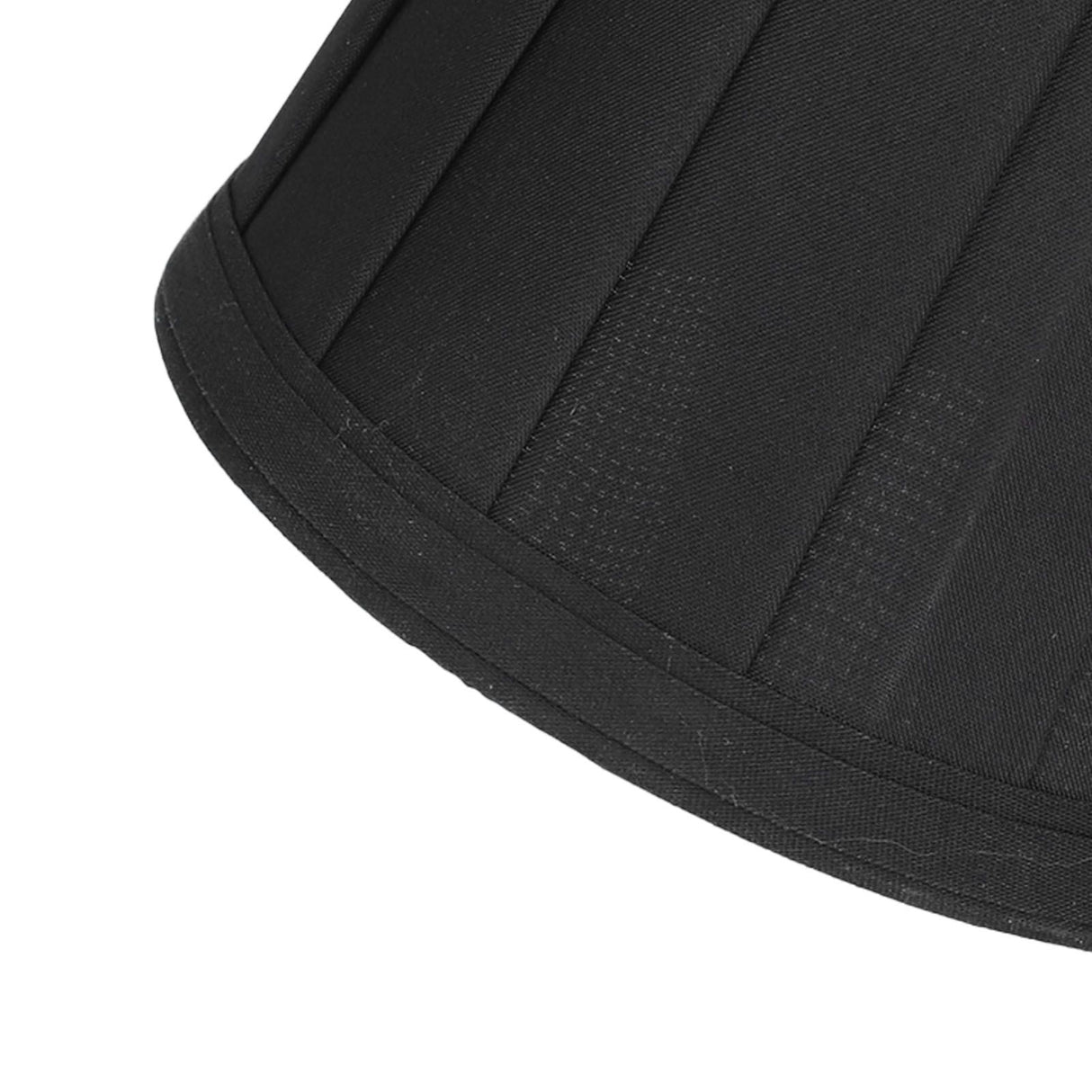 3PCS Cloth Lampshade E14 Clip On Fabric Lamp Cover for Chandelier Wall Lamp Office Home Decor(Black )