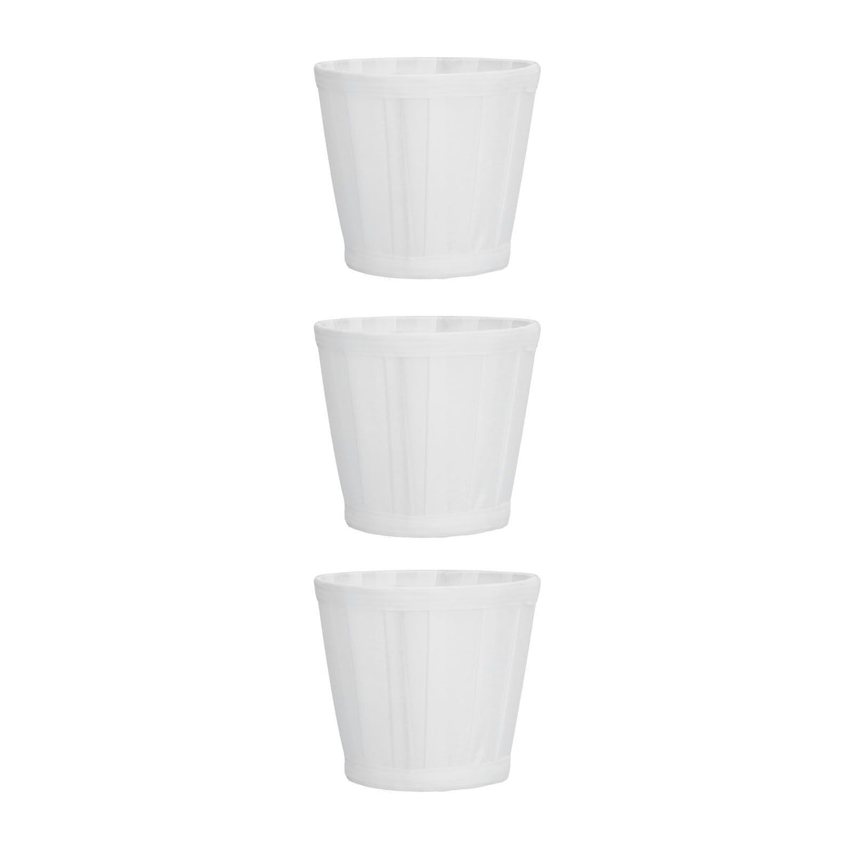 3PCS Cloth Lampshade E14 Clip On Fabric Lamp Cover for Chandelier Wall Lamp Office Home Decor(White )