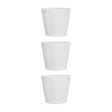 3PCS Cloth Lampshade E14 Clip On Fabric Lamp Cover for Chandelier Wall Lamp Office Home Decor(White )