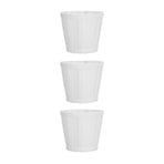 3PCS Cloth Lampshade E14 Clip On Fabric Lamp Cover for Chandelier Wall Lamp Office Home Decor(White )