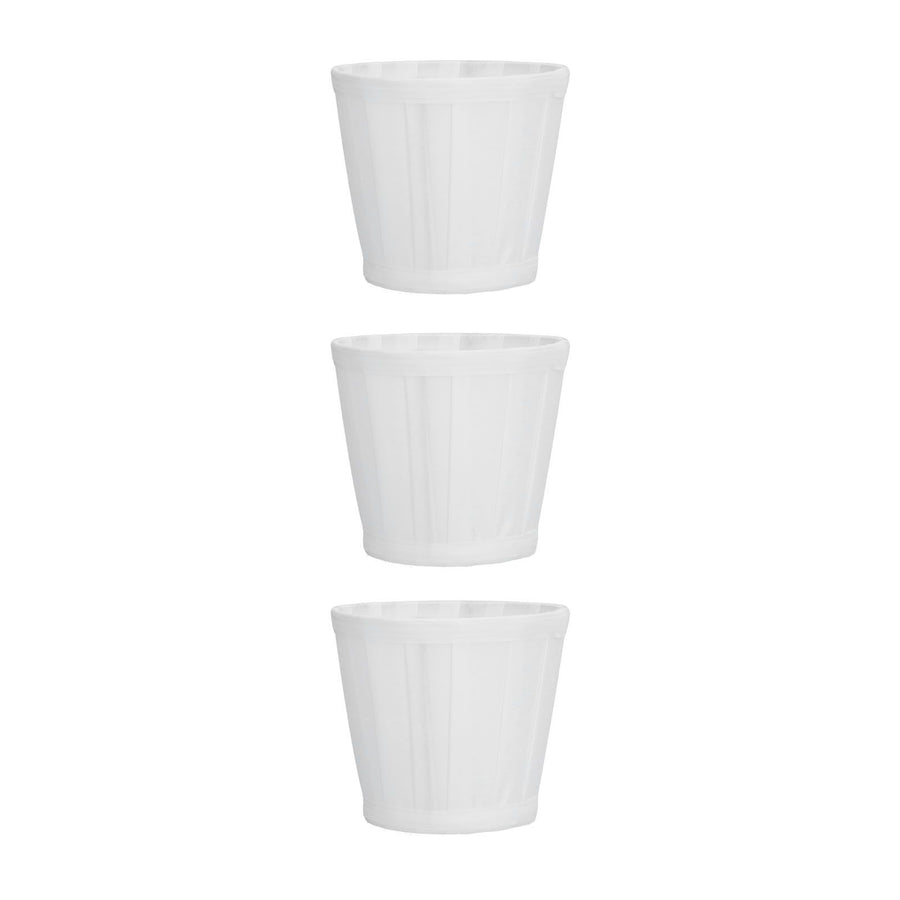 3PCS Cloth Lampshade E14 Clip On Fabric Lamp Cover for Chandelier Wall Lamp Office Home Decor(White )