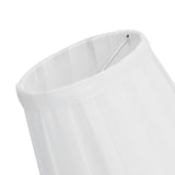 3PCS Cloth Lampshade E14 Clip On Fabric Lamp Cover for Chandelier Wall Lamp Office Home Decor(White ) - Extra Image