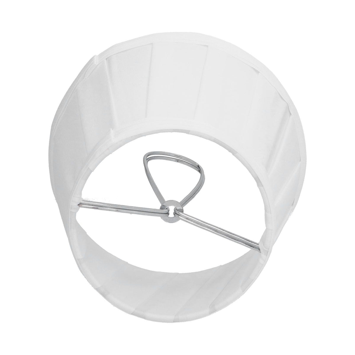 3PCS Cloth Lampshade E14 Clip On Fabric Lamp Cover for Chandelier Wall Lamp Office Home Decor(White )