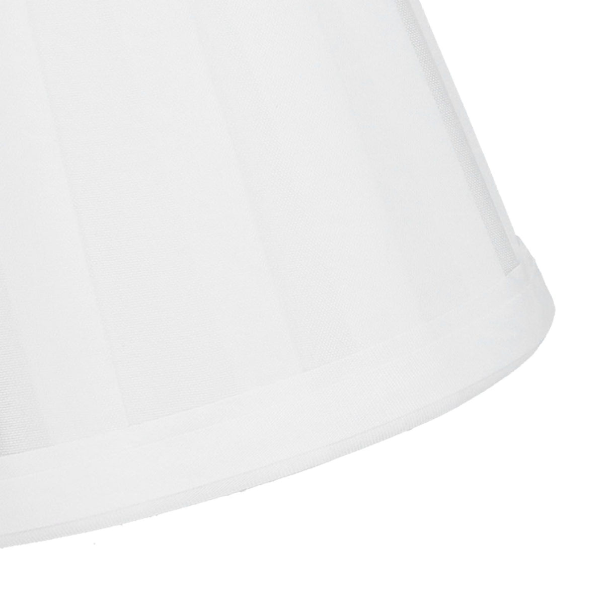 3PCS Cloth Lampshade E14 Clip On Fabric Lamp Cover for Chandelier Wall Lamp Office Home Decor(White )