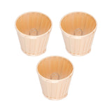 3PCS Cloth Lampshade E14 Clip On Fabric Lamp Cover for Chandelier Wall Lamp Office Home Decor(Light Gold )