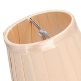 3PCS Cloth Lampshade E14 Clip On Fabric Lamp Cover for Chandelier Wall Lamp Office Home Decor(Light Gold ) - Extra Image