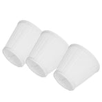 3PCS E14 ClipOn Cloth Lamp Shade Modern Fabric Lampshade Table Light Cover for Candle Chandelier(White )