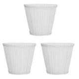3PCS E14 ClipOn Cloth Lamp Shade Modern Fabric Lampshade Table Light Cover for Candle Chandelier(White ) - Rear View