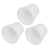 3PCS E14 ClipOn Cloth Lamp Shade Modern Fabric Lampshade Table Light Cover for Candle Chandelier(White ) - Close-Up Angle