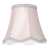 3Pcs Indoor Lamp Shades ClipOn E14 Modern Lampshades for Home Bedroom Hotel Shop Restaurant Decor Pink - Side View