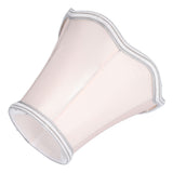 3Pcs Indoor Lamp Shades ClipOn E14 Modern Lampshades for Home Bedroom Hotel Shop Restaurant Decor Pink - Low Angle