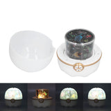 Lucky Star Projection Lamp Portable 3 Colors Ambient Lamp USB Powered Night Light for Home